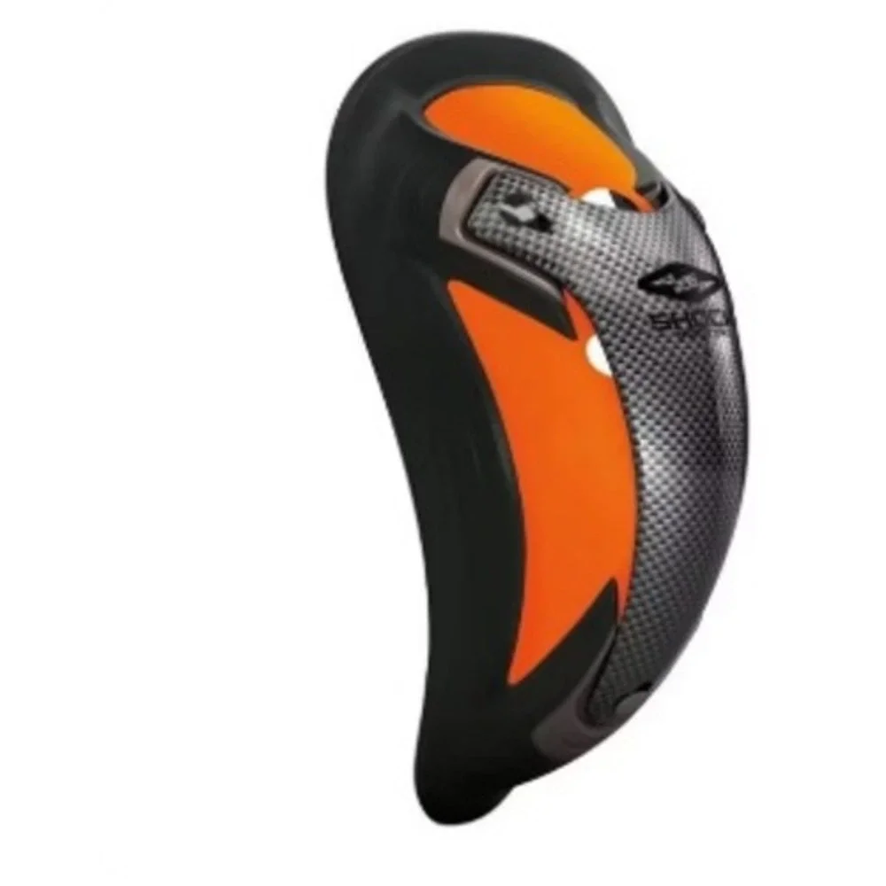 Shock Doctor 335 Core Compression Short with Bio-Flex Cup Mens White Orange NEW